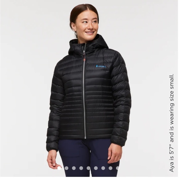 Cotopaxi Women's Large Fuego Hooded Down Jacket Black NWT Puff Puffer Puffy - Picture 8 of 16
